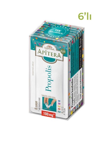 Balparmak Apitera Propolis Plus Çocuk 6 Adet 8x100 mg 