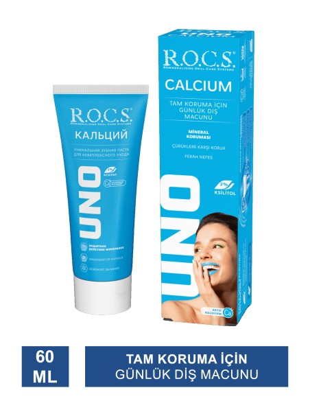 Rocs Calcium ( Kalsiyum ) Diş Macunu 60 ml 