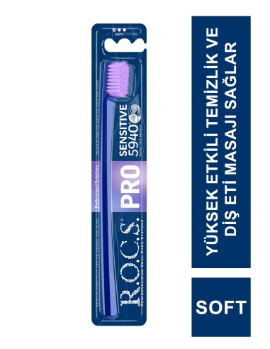 Rocs Pro Sensitive 5940 Soft Diş Fırçası 