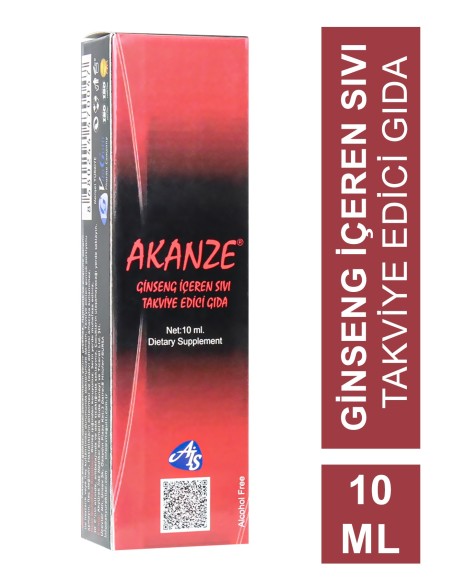 Akanze Takviye Edici Gıda 10 ml (S.K.T 11-2025) 