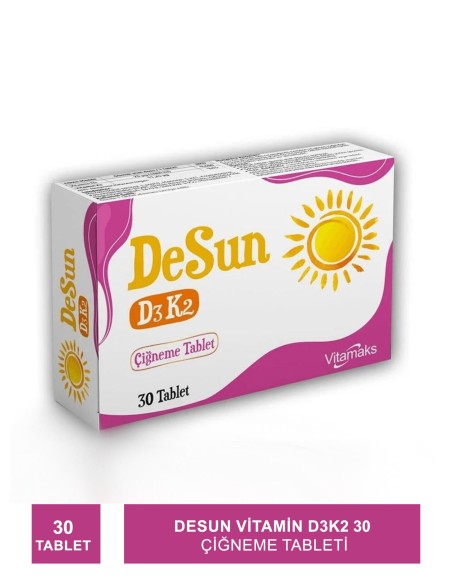 Vitamaks Desun D3K2 30 Tablet 