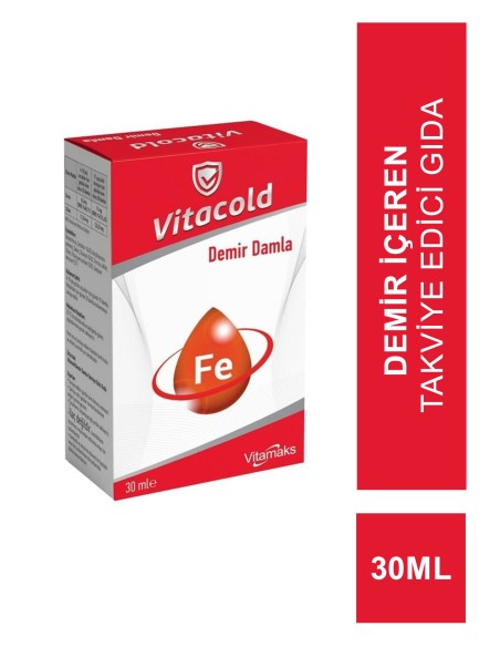 Vitamaks Vitacold Demir Damla 30 ml 