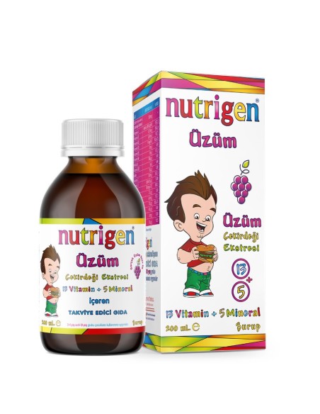 Nutrigen Üzüm Çekirdeği Ekstreli Şurup 200 ml 