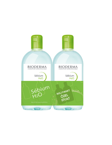 Bioderma Sebium H2O 500 ml 1+1 İkiz Kofre 