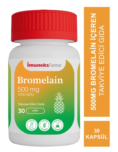 İmuneks Bromelain 500mg 30 Tablet 