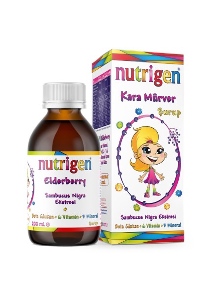 Nutrigen Kara Mürver Şurup 200 ml 