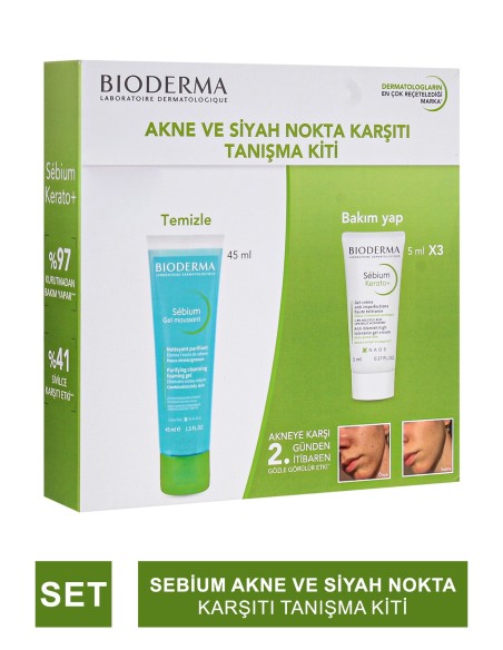 Bioderma Sebium Akne ve Siyah Nokta Karşıtı Tanışma Kiti 