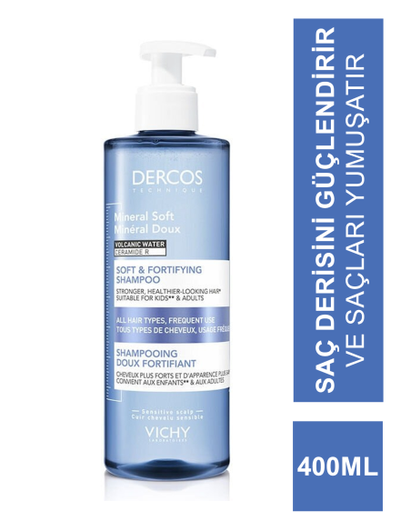 Vichy Dercos Mineral Soft Shampoo 400 ml 