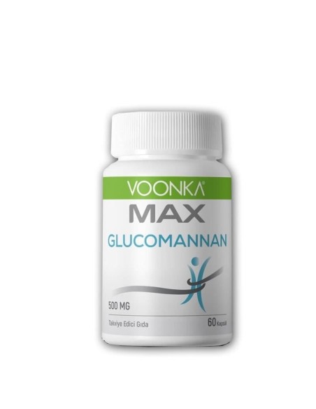 Voonka Max Glucomannan 500mg 60 Kapsül 