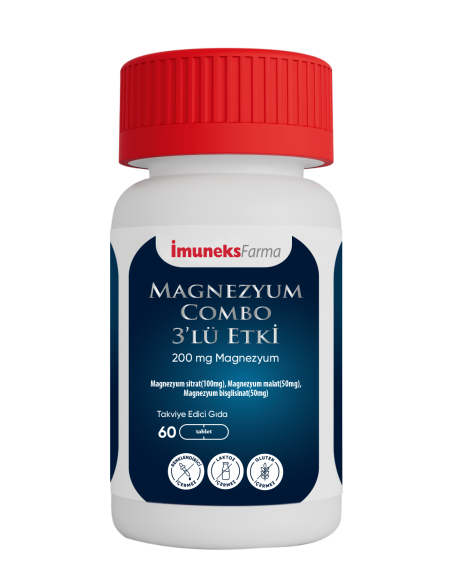 İmuneks Magnezyum Combo 3'lü Etki 60 Tablet 