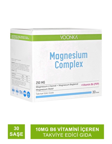 Voonka Magnesium Complex 30 Saşe (S.K.T 03-2026) 