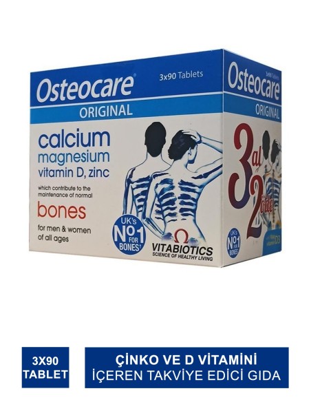 Vitabiotics Osteocare Original 3x90 Tablet 