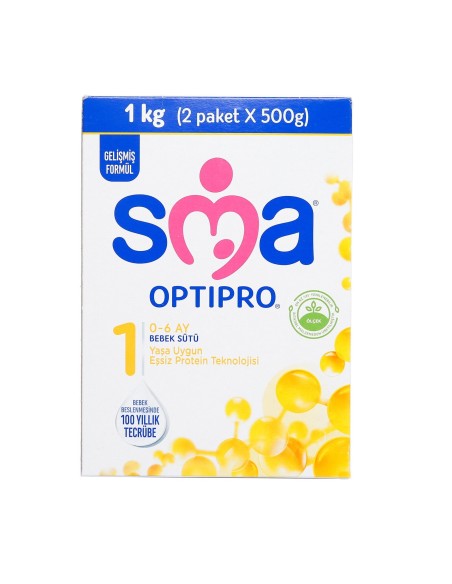 SMA Optipro Probiyotik 1 Bebek Sütü 1000 gr 0-6 Ay 