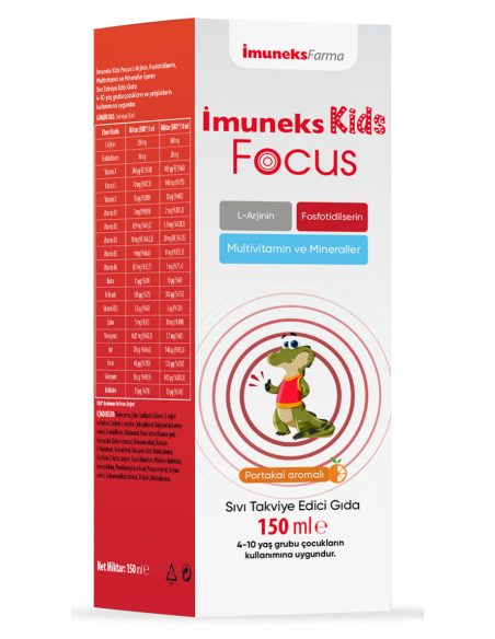 İmuneks Kids Focus 150 ml 