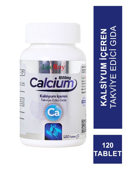 LeeRoy Calcium 1000mg 120 Tablet 