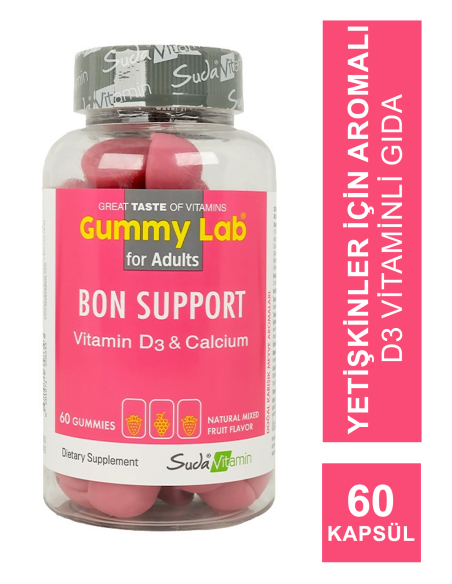 Suda Vitamin Gummy Lab Bon Support for Adult 60 Yumuşak Kapsül 