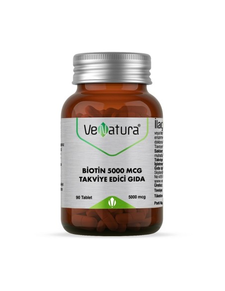 Venatura Biotin 5000mcg 90 Tablet 