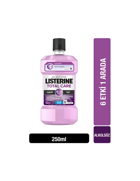 Listerine Total Care Diş Koruması Ağız Gargarası - Alkolsüz 250 ml 