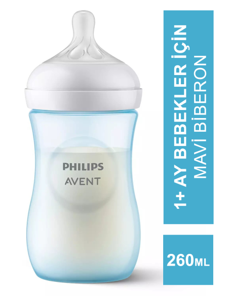 Philips Avent Natural Response PP Biberon 1m+ 260 ml - Mavi ( SCY903/21) 