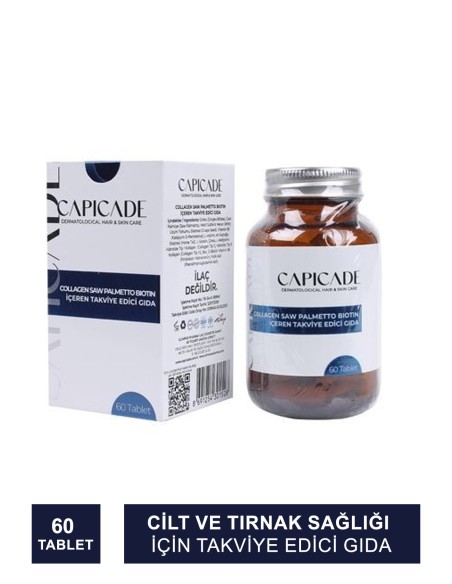 Capicade Collagen Saw Palmetto Biotin 60 Tablet 