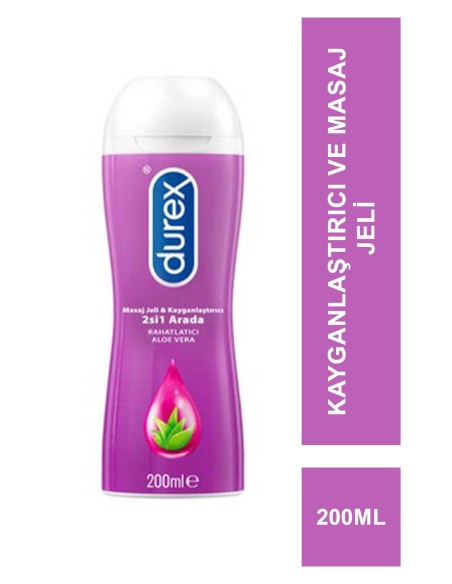 Outlet - Durex Play Aloe Vera 2'si 1 Arada Masaj Jeli 200 ml 