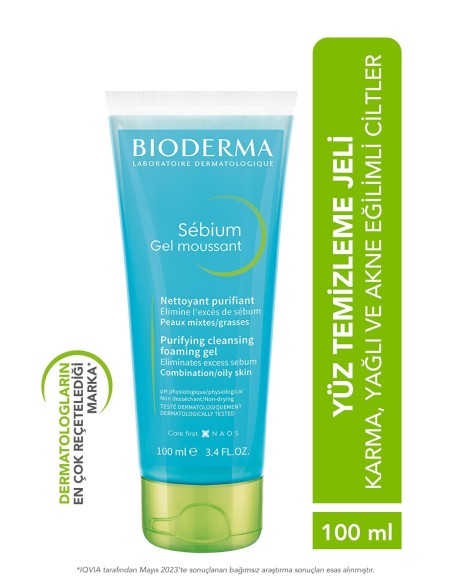 Bioderma Sebium Foaming Gel 100 ml 