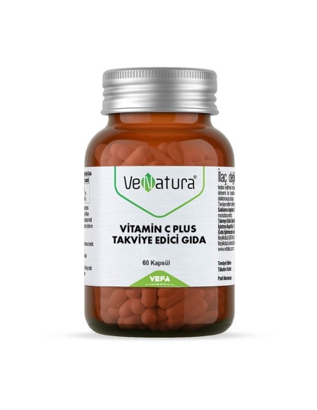 Venatura Vitamin C Plus 500mg Takviye Edici Gıda 60 Kapsül 