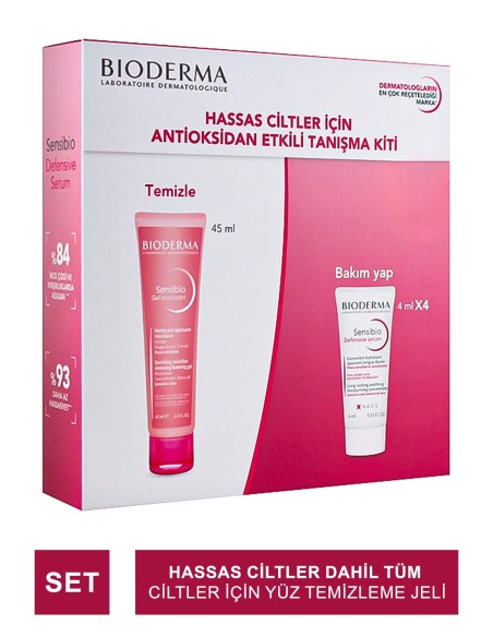 Bioderma Sensibio Hassas Ciltler İçin Antioksidan Etkili Tanışma Kiti (S.K.T 01-2025) 