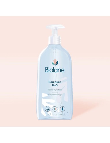 Biolane Eau Pure H2O Water ( Temizleyici Saf Su ) 750 ml 