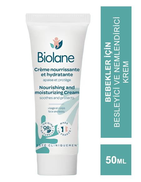 Biolane Nourishing and Moisturizing Cream ( Besleyici&Nemlendirici Krem ) 50 ml 