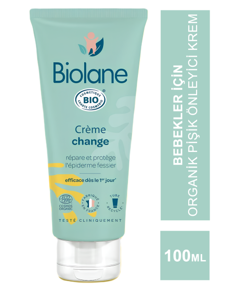 Biolane Organic Creme Change ( Pişik Önleyici Krem ) 100 ml 