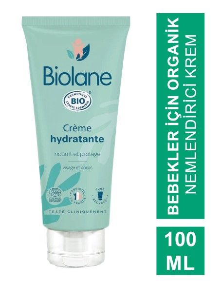 Biolane Organic Creme Hydratante ( Nemlendirici Krem ) 100 ml 