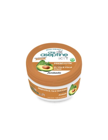 Cire Aseptine Soft Avokado Özlü Yoğun Nemlendirici Prebiyotikli Krem 200 ml 