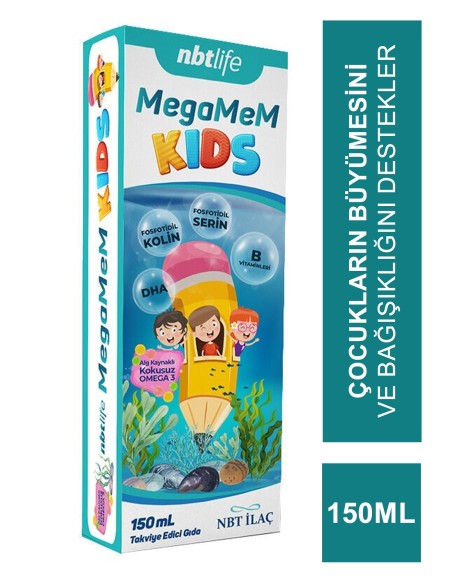 Nbt Life MegaMem Kids Şurup 150 ml 