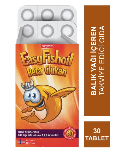 EasyVit EasyFishOil Beta Glukan 30 Tablet 