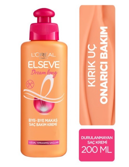 Loreal Paris Elseve Dream Long Bye-Bye Makas Saç Bakım Kremi 200 ml 