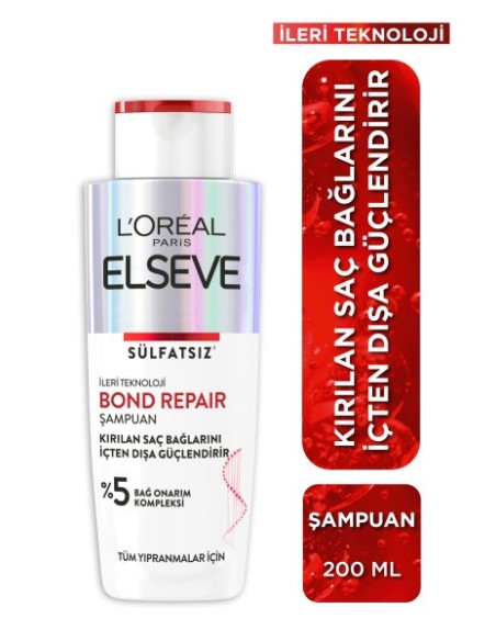 Loreal Paris Bond Repair Saç Bağlarını Güçlendirici Şampuan 200 ml 