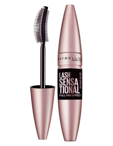 Maybelline New York Lash Sensational Yelpaze Etkili Intense Black Maskara - Ekstra Siyah 9,5 ml 