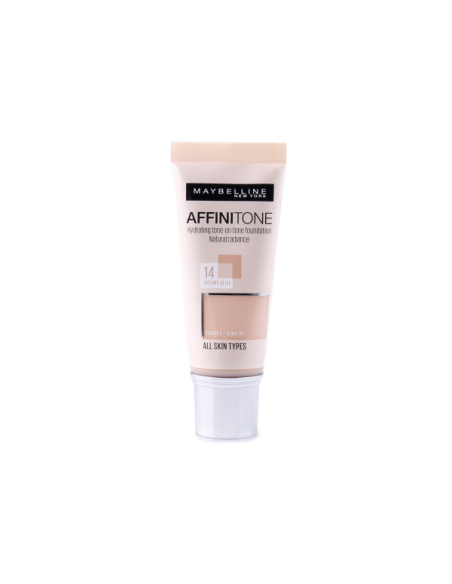 Maybelline New York Affinitone  Fondöten - 14 Creamy Beige 30 ml 