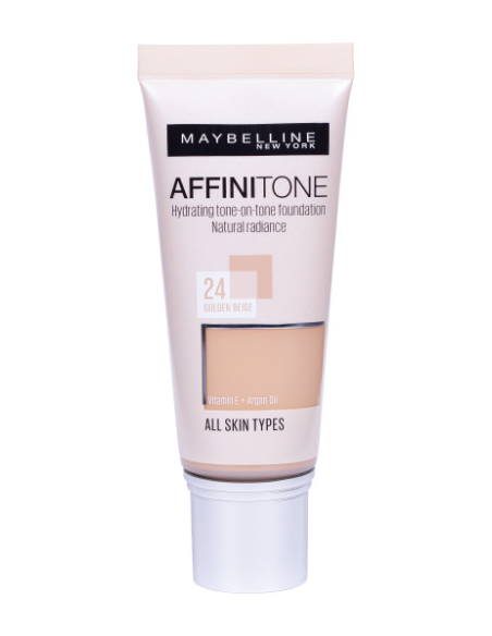 Maybelline New York Affinitone  Fondöten - 24 Golden Beige 30 ml 