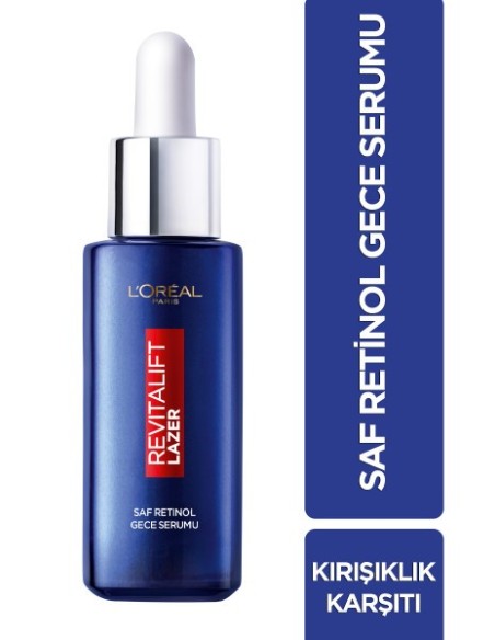 Loreal Paris Revitalift Lazer Saf Retinol Gece Serum 30 ml 