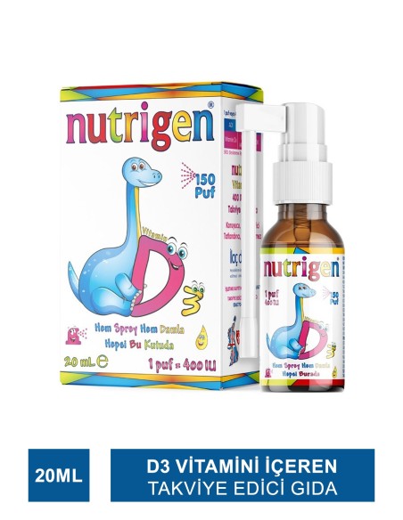 Nutrigen D3 Sprey 20 ml 