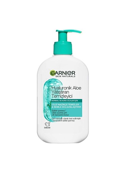 Garnier Hyaluronik Aloe Yatıştıran Temizleyici ( Normal & Kuru Ciltler ) 250 ml 