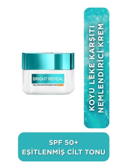 Loreal Paris Bright Reveal ( Koyu Leke Karşıtı Nemlendirici Krem ) Gkf50 50 ml 