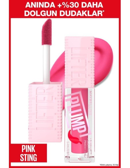 Maybelline Lifter Plump Dudak Parlatıcısı - Pink Sting ( 003 ) 