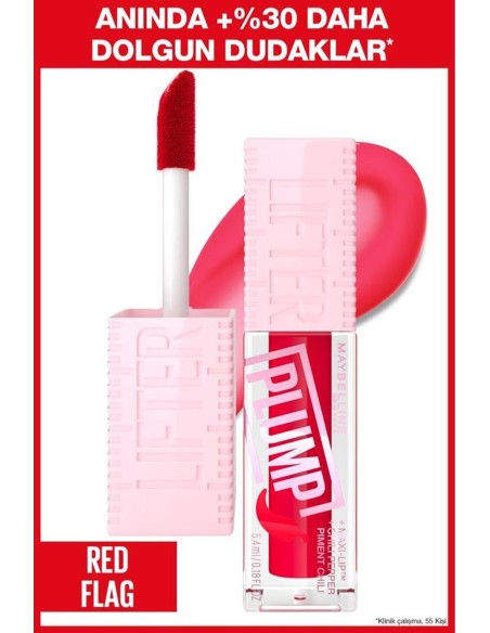 Maybelline Lifter Plump Dudak Parlatıcısı - Red Flag ( 004 ) 