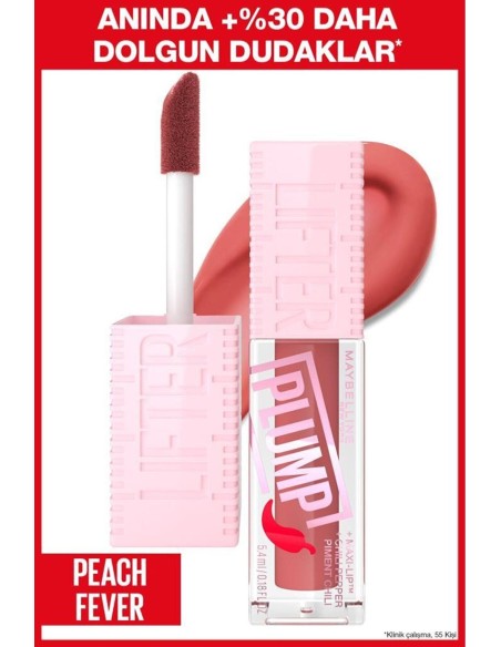 Maybelline Lifter Plump Dudak Parlatıcısı - Peach Fever ( 005 ) 