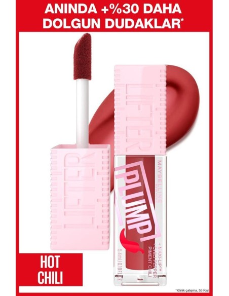 Maybelline Lifter Plump Dudak Parlatıcısı - Hot Chili ( 006 ) 