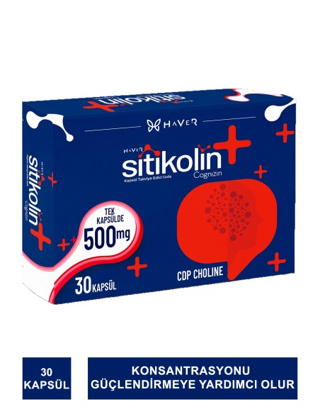 Haver Sitikolin Cognizin 500mg 30 Kapsül 