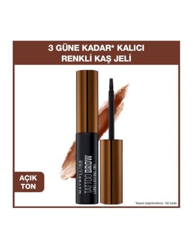 Maybelline New York Tattoo Brow Geçici Kaş Dövmesi - Açık Ton 